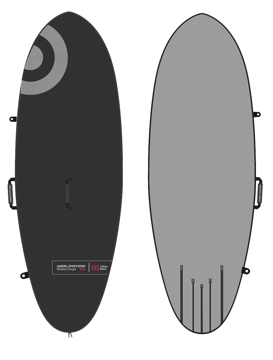 Windsurf Single Style C1 Dark Grey