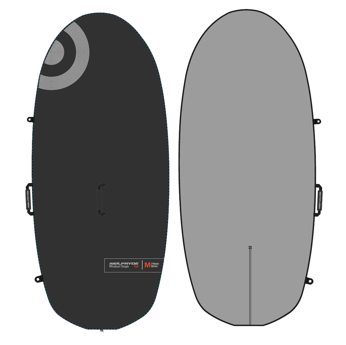 Windsurf Single Foil C1 Dark Grey