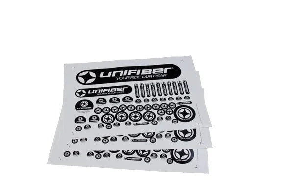 Unifiber Sticker Sheet 2017 Black