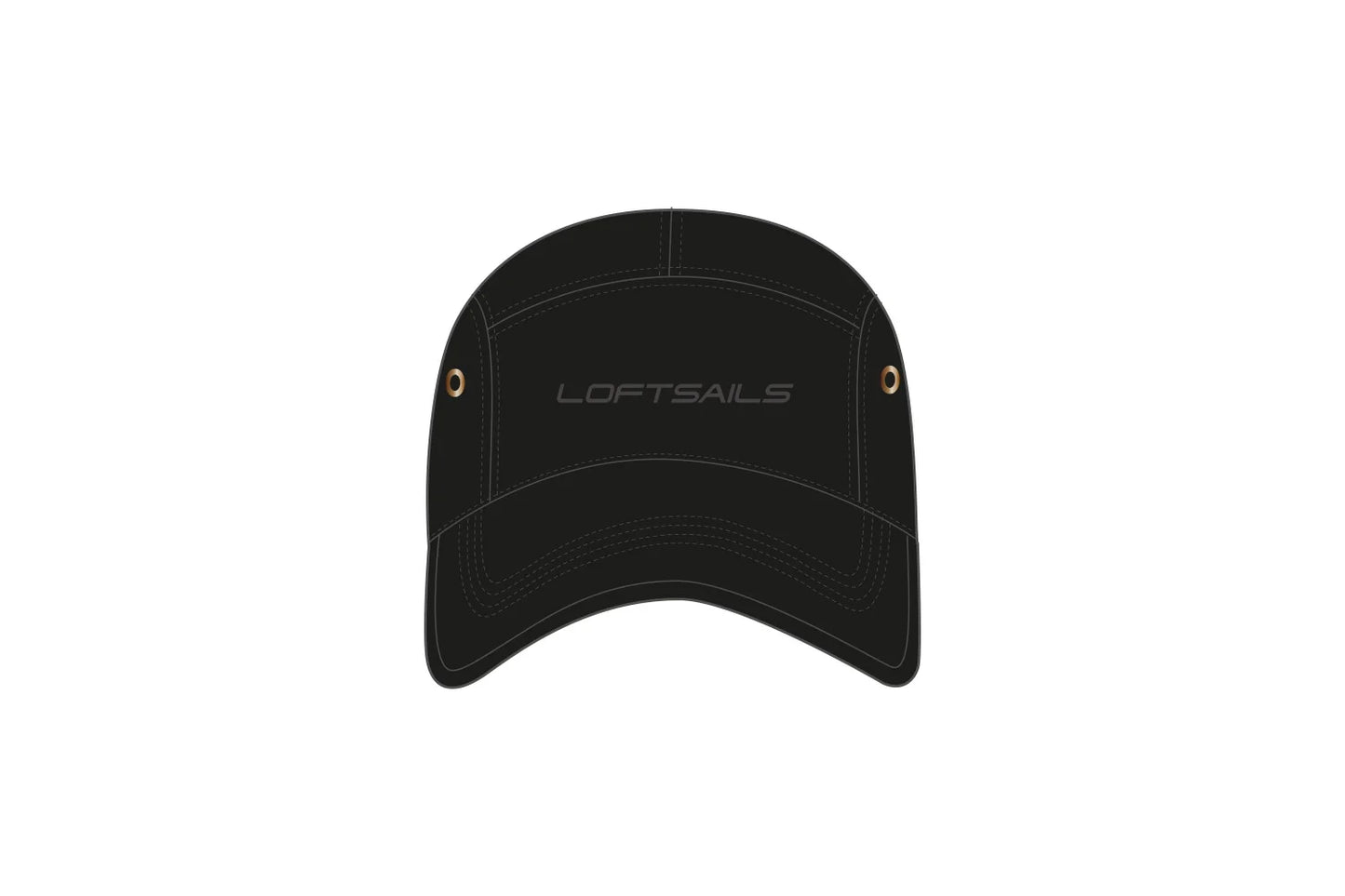 Loftsails Black 5 Panel Cap