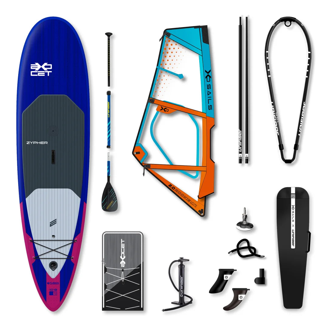 Zypher Windsup HP 20 PSI & XO Sails Rookie EPX