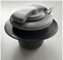 Wing Valve Complete black