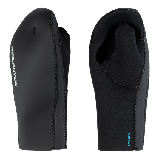 Split Finger Mitt Open Palm C1 Black