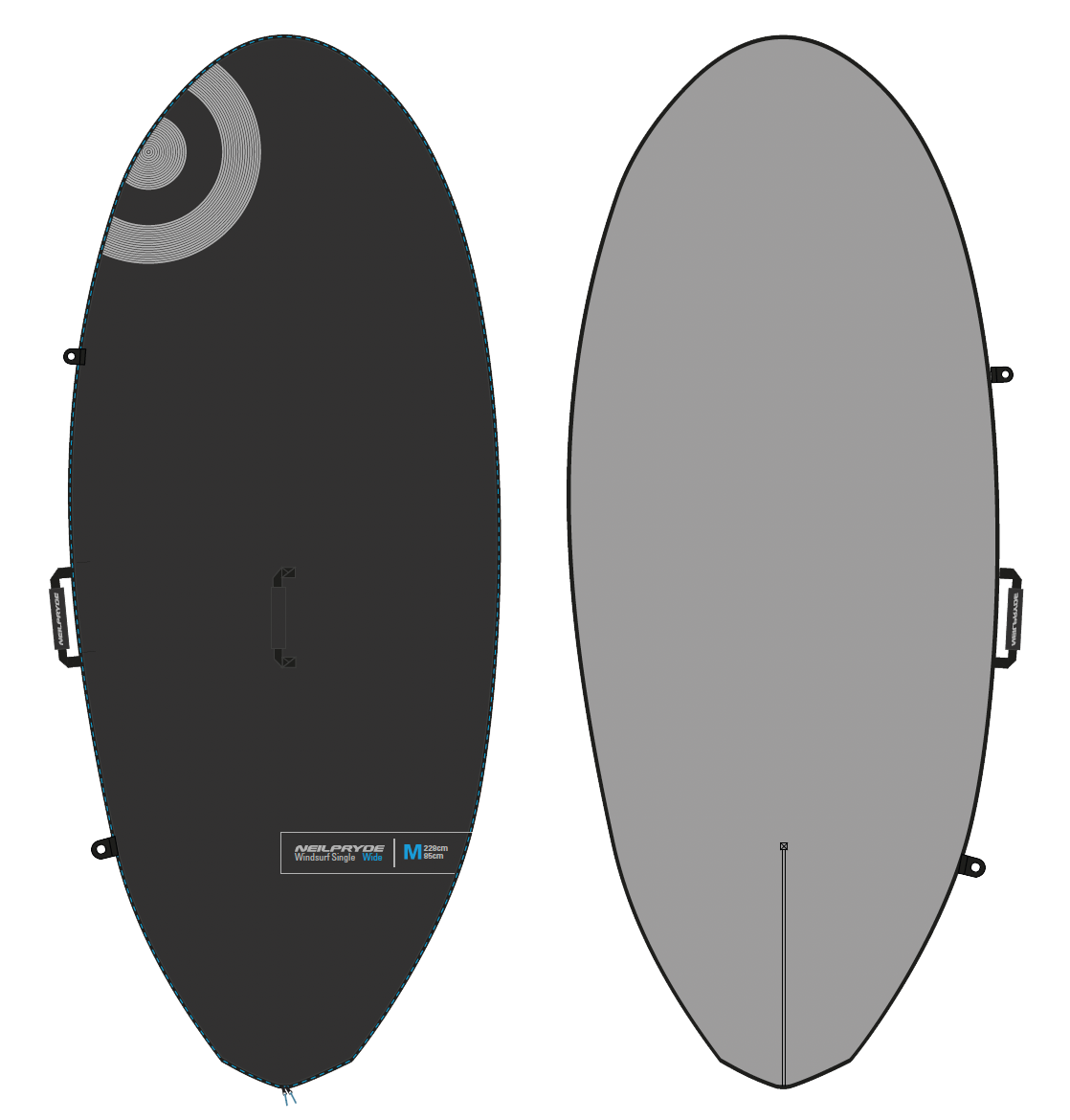 Windsurf Single Wide C1 Dark Grey