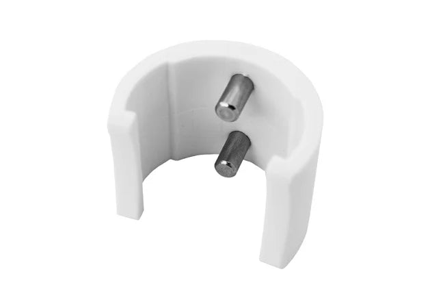 MK5 Double Pin Lock - White 25 mm