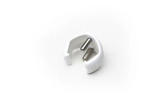 Double Pin Lock (Hard Plastic) - White