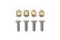 Plate Adapter Bolt Set M8x28 & T-Nuts Hard Boards