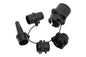 Spare Set 5 Different Hose Nozzles For Pump