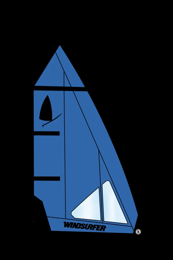 Windsurfer Sail 5,7 by Exocet Blue Yellow