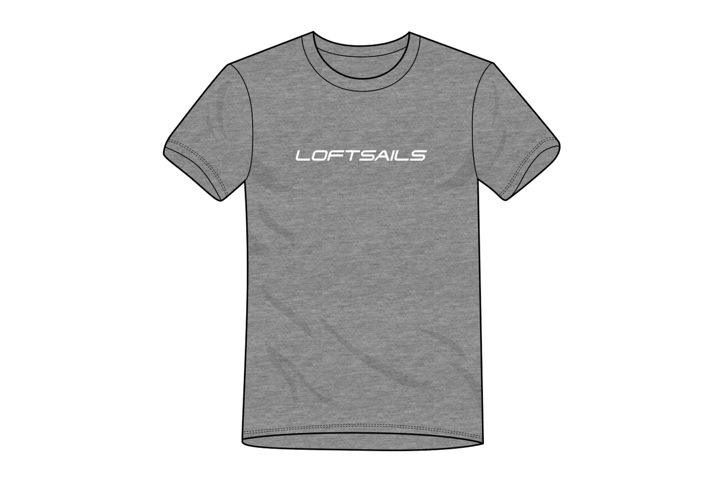 Loftsails Mid Heather Grey T-Shirt