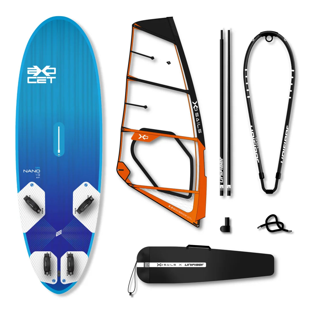 Nano V4 AST 135 & XO Sails Maverick Rig w/o Baseplate