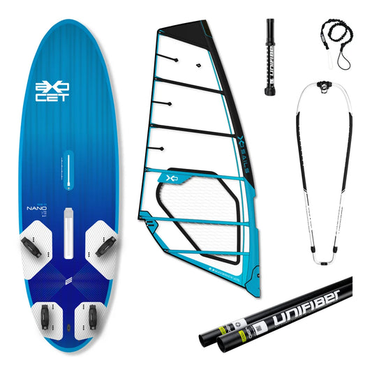 Nano V4 Daggerboard AST 155 & XO Sails Vega Rig w/o Baseplate