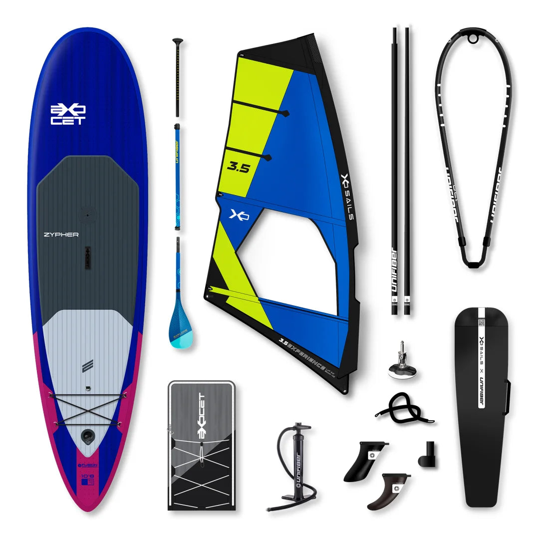 Zypher Windsup HP 20 PSI & XO Sails Experience TR Rig EPX