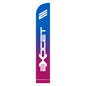 Exocet Beach Flag 90x515 (beach flag only)
